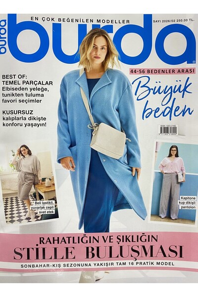 Doğan Burda Dergi Yayıncılık Burda Dikiş Dergisi Büyük Beden 2026/02