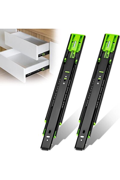 X SPRING Xspring Drawer Slides, 2 PCS Soft Close Full Extension Drawer Runner...