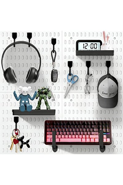 GENERAL Pegboard Combination Kit Wall Mount Peg Board Organizer – Heavy Duty ...