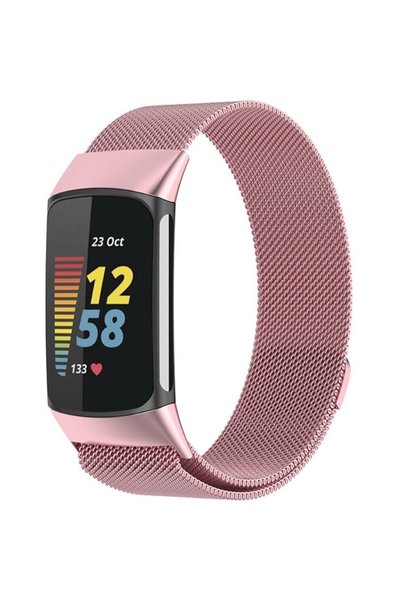 XGSM Curea milaneză pentru Fitbit Charge 5, Roz