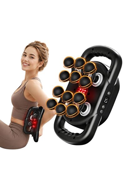 IRO Aparat de masaj, Mio-Relaxant FONIX, 12 capete, Încărcare USB, Baterie li...