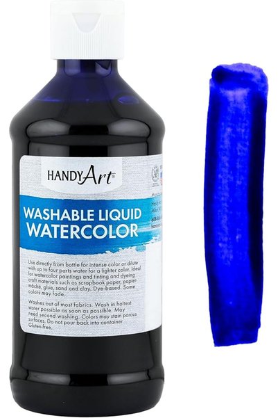 Handy Art ألوان مائية سائلة قابلة للغسل، 8 أونصة، أصفر