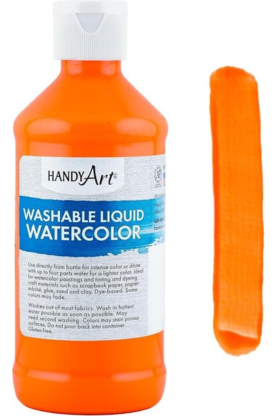 Handy Art ألوان مائية سائلة قابلة للغسل، 8 أونصة، أصفر