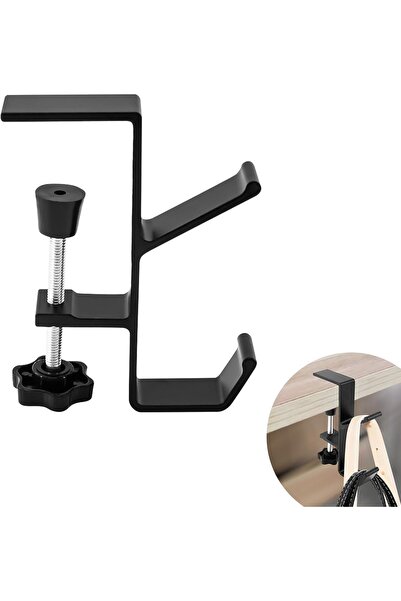 GENERAL Clamp-On Desk Mount Bag Holder Hook Students' Desk Hook Women's Purse...