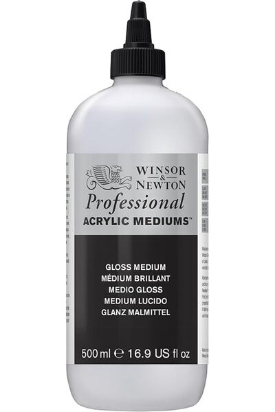 Winsor Newton وينسور آند نيوتن 3050934 مادة تلميع أكريليك احترافية، 500 مل