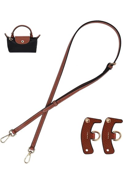 GENERAL Wide Shoulder Strap, Replaceable Leather Purse Strap, Adjustable Fash...