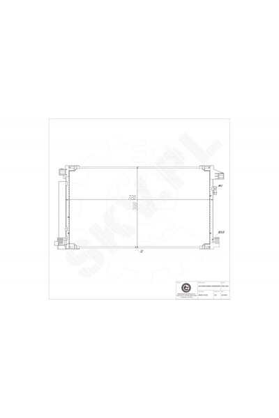 ESEN SKV Radiator climatizare Toyota Prius cu uscător 8846047020