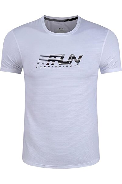 GENERAL Men’s Running T-Shirt with Short Sleeve for Fashionable Sports Gym, B...