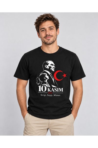 Alfa Tshirt Love Respect Gratitude 10 November Ataturk Commemoration Day Dtg ...