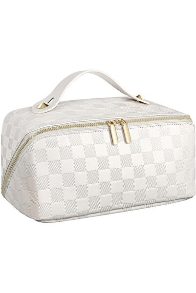 Yelajoy Large Capacity Makeup Bag Travel- Portable Travel for Women Waterproo...