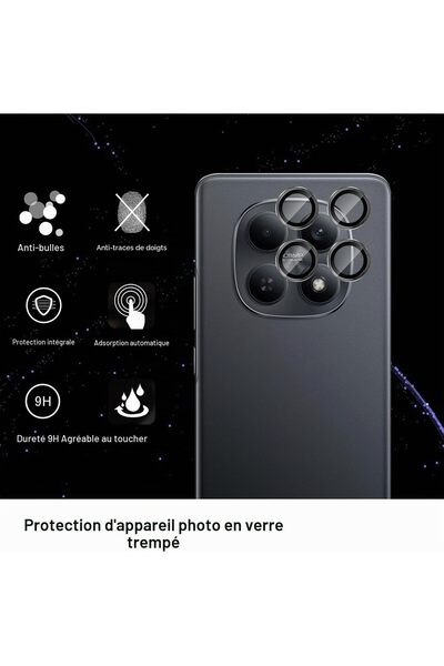 aheaks Xiaomi Redmi Note 15 4g Camera Protection, 9H Single Lens Screen Protectors, Metal Ring Scratch Shock Resistant Hd