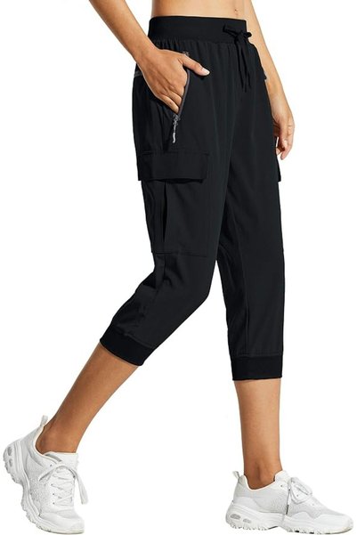 Libin Women's Cargo Joggers Lightweight Quick Dry Hiking Pants Athletic Worko...