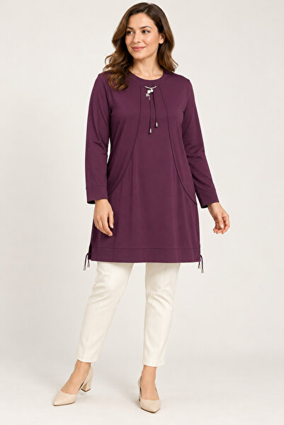 Mutlu City Women's Regular Fit Combed Cotton Tunic 11002058
