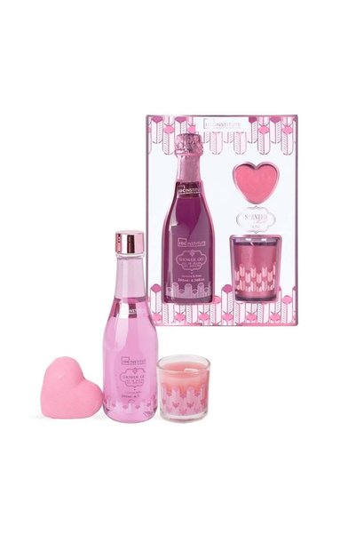 Idc Institute Scented Bath Rose Perfect Glow – Σετ Μπάνιου