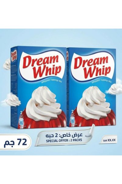 Dream Whip عرض لاثنين من المنتجات بوزن 72 جرامًا