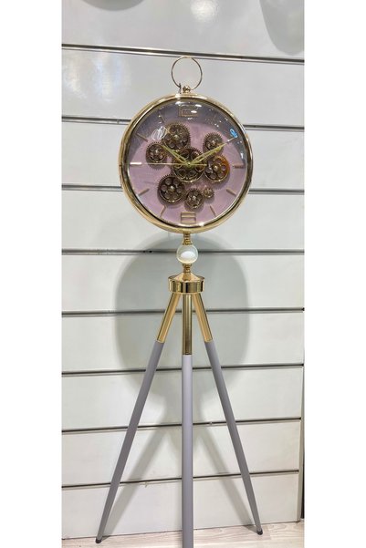 JOSEON DECOR 3 ayaklı çarklı dönen iç mekanizmalı ithal tripod saat