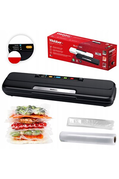 WEBBER Aparat de Vidat V168C, 110W, One Touch, Sous Vide, 10 Pungi Incluse