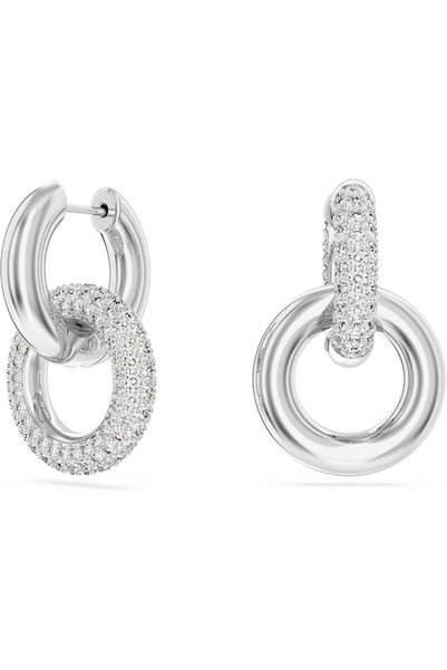 DANİEL SWAROVSKİ سوار سواروفسكي ديكستيرا، بقطعات متنوعة، أبيض، مطلي بالروديوم