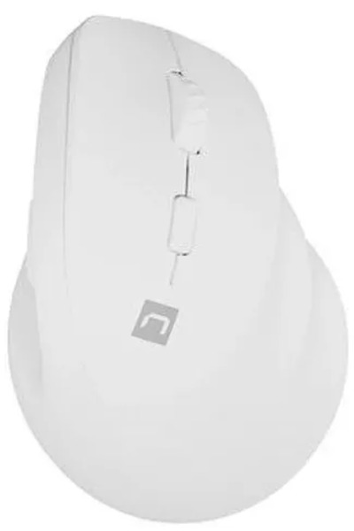 Natec Mouse 2400 DPI Bluetooth 5.2 + 2.4 GHz Alb