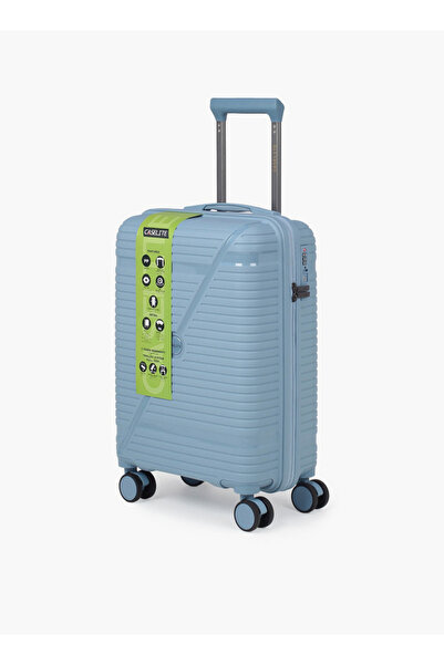 Caselite Textured Hardcase Luggage Trolley with Retractable Handle - 2 4 inches Check-In Bag