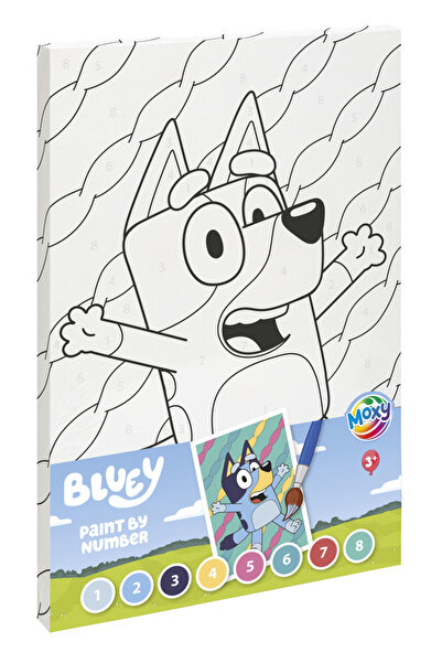 bluey Happy paint by numbers set