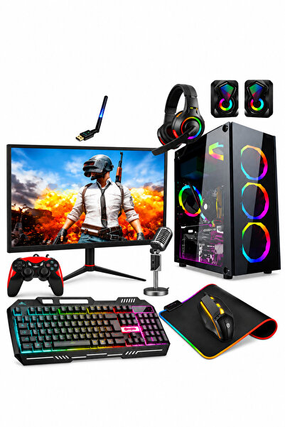 thekam Intel Core i5 RGB Oyuncu Masaüstü Bilgisayar Seti – 19 İnç Monitörlü F...