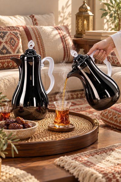 Generic Shiny Black Hospitality Tramms Set with Crystal Ice Handles (1L + 700...