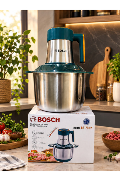 Bosch 5L Profesyonel Mutfak Robotu Çok Amaçlı Doğrayıcı / Rondo - Paslanmaz Çelik