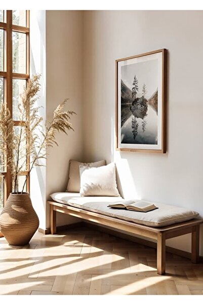KEYFHOME Lacul Hintersee Germania Tablou MDF înrămat în lemn Poster Decor de ...