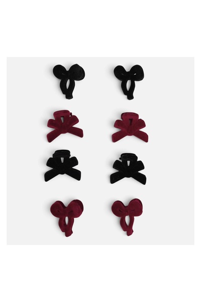 OEM Clame de Par de Crăciun cu Fundițe Catifelate 2 Modele 2,5 cm – 6 buc. – ...