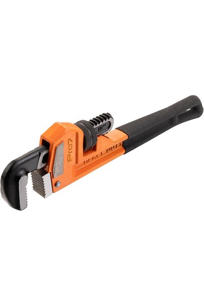 Generic مفتاح أنابيب من الفولاذ الكربوني عالي التحمل 45 - 12 بوصة/300 مم - مف...