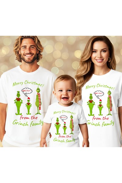 Tavite Personalizate de Poveste Set 2 tricouri si 1 body Craciun, Grinch, ”Pr...