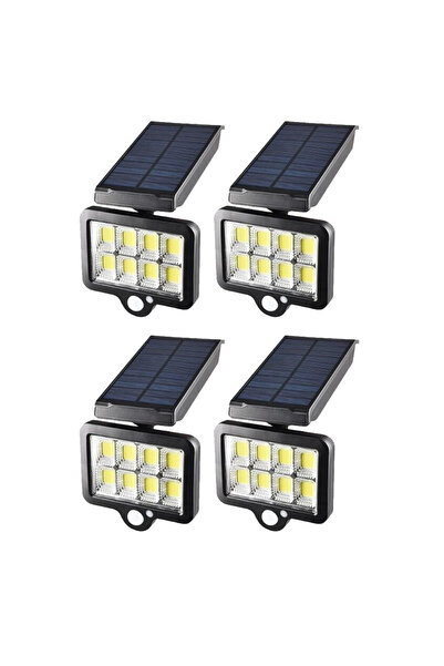 OEM Set of 4 x Solar projector with separate panel 160 LED 8 COB light and mo...