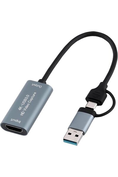 KASTWAVE بطاقة التقاط فيديو احترافية بدقة 4K، من HDMI إلى USB 3.0 Type-C، تسج...