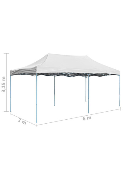 OEM Cort pliabil de gradina, sistem acordeon, 3x6m