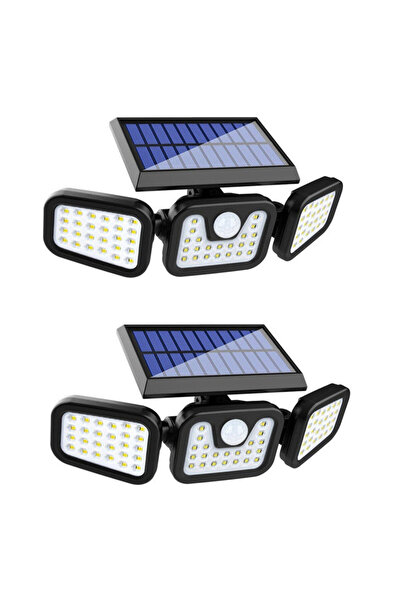 OEM Set 2 Lampi cu incarcare Solara 150W Leduri COB Senzor de Miscare Prinder...