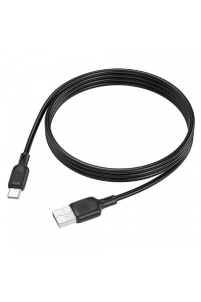 Borofone Cablu Date si Incarcare USB-A - USB-C BX113 Lenny, 18W, 1m, Negru