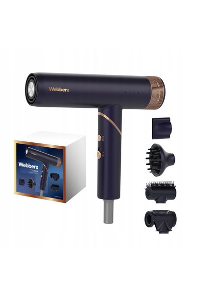 WEBBER Uscător de Păr STELLA HD1998 4în1, 2000W, BLDC, Ionizare, 4 Accesorii