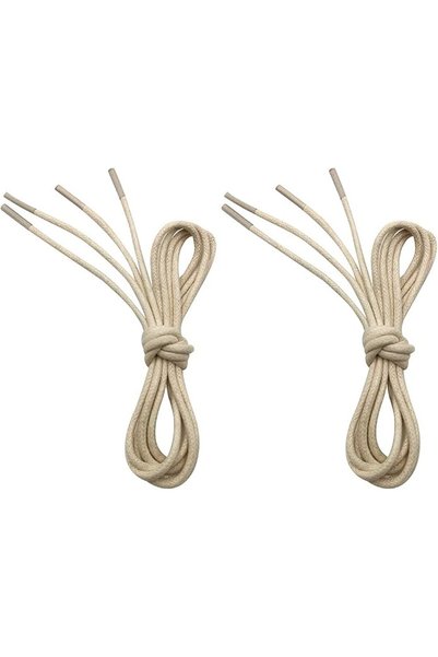 GENERAL Vissudo Men's or Women's Round Waxed Shoelaces, 0.31cm Thin Lace for ...