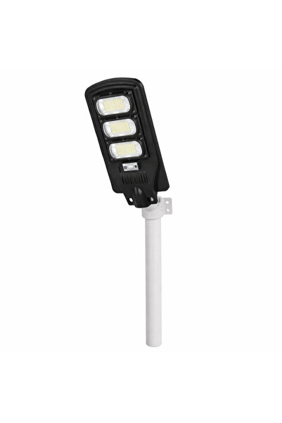 Jortan 150W Соларна улична лампа с LED, поликристален панел, стойка и дистанц...