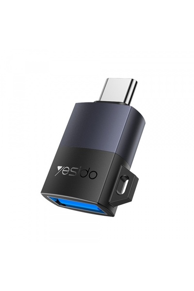 Yesido Adaptor OTG USB-C - USB-A GS31, Gri
