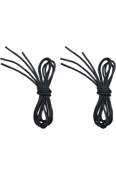 GENERAL Vissudo Men's or Women's Round Waxed Shoelaces, 0.31cm Thin Lace for ...