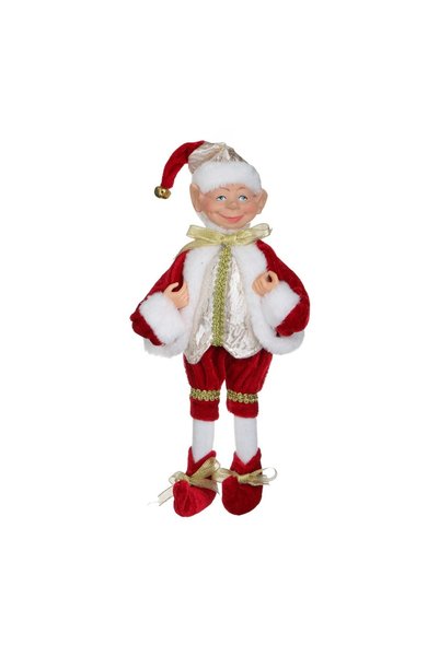 OEM Figurină Decorativa de Crăciun Spiridus cu Haina Roșie 30 cm – Decor Fest...