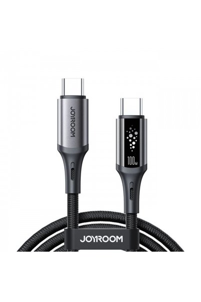 Joyroom Cablu de date și încărcare USB-C - USB-C S-A60 StarTalk, 100W, 1.2m, ...