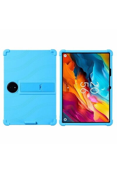 OEM Θήκη Σιλικόνης με Βάση Στήριξης για το Tablet TCL NxtPaper 14 - Γαλάζιο