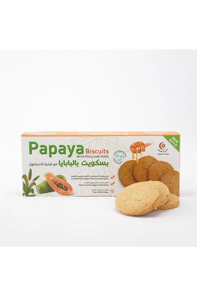 Mujeza Al-Shifa Papaya Biscuits with Oats, Spaghapol and Honey Seder 180g (9 ...