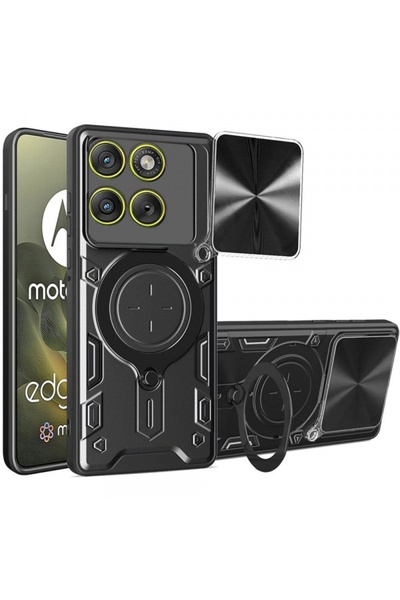 Techsuit Husa pentru Motorola Edge 70, Techsuit, CamGuard Pro, Neagra