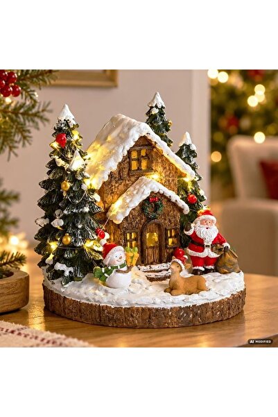 ELITECOMMERCEMARKET SPECTACOL CRA CASUTA MOS LED 20CM