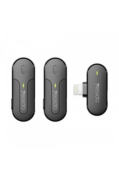 Yesido Lavalier KR16, Lightning, Set of 2, Black