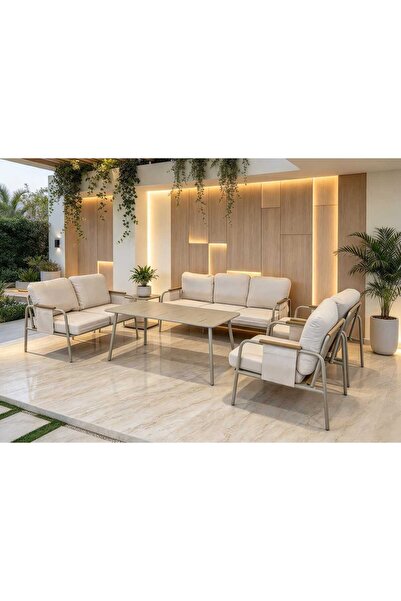 Generic Outdoor 7 Person Seaters Modern Design Sofa